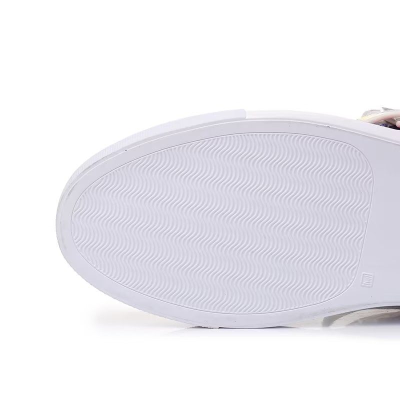 Herre Sneakers Graffiti Elite Ko Læder High Top Kicks - Flerfarvet